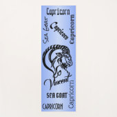 Personal Capricorn Blue Zodiac Yogamatte (Vorderseite)