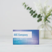 Personal Card für den Geschäftsführer Visitenkarte (Stehend Vorderseite)