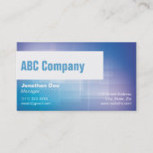 Personal Card für den Geschäftsführer Visitenkarte (Vorderseite)