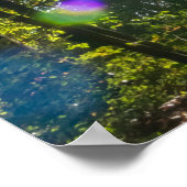 Personal Carpe Diem glänzende farbenfrohe Blätter  Poster (Ecke)