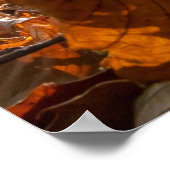 Personal Carpe Diem glänzende farbenfrohe Blätter  Poster (Ecke)