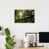 Personal Carpe Diem glänzende farbenfrohe Blätter  Poster (Heimbüro)