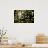 Personal Carpe Diem glänzende farbenfrohe Blätter  Poster (Küche)