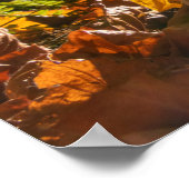 Personal Carpe Diem glänzende farbenfrohe Blätter  Poster (Ecke)