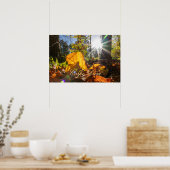 Personal Carpe Diem glänzende farbenfrohe Blätter  Poster (Küche)