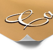 Personal Carpe Diem schönes Schmetterlingportrait Poster (Ecke)