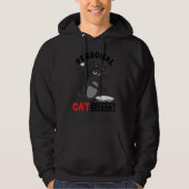 Personal Cat Servant black Cat mom cat dad Hoodie (Vorderseite)