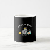Personal Cat Servant Funny Cat Lover Geschenkprint Kaffeetasse (Mittel)