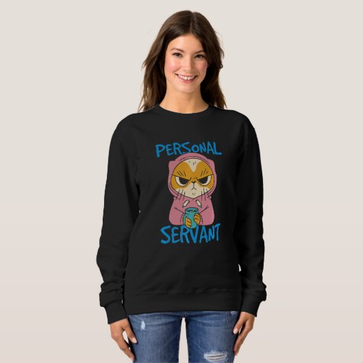 Personal Cat Servant Premium Sweatshirt (Vorne ganz)