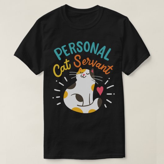 Personal Cat Servant T-Shirt (Design vorne)