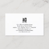 Personal Chef Food Service Visitenkarte (Rückseite)