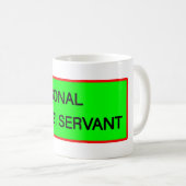 Personal Corgi Servant Kaffeetasse (VorderseiteRechts)