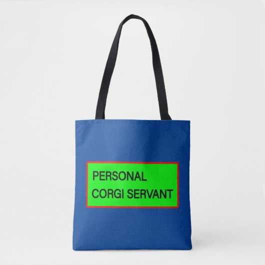 Personal Corgi Service Tasche (Vorderseite)