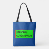 Personal Corgi Service Tasche (Rückseite)