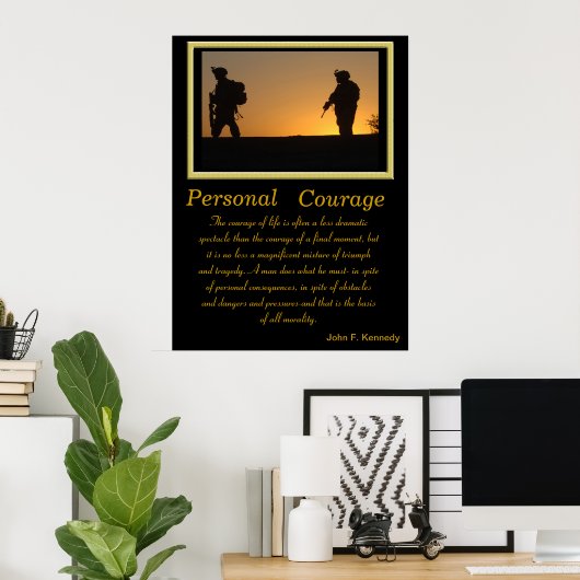 Personal Courage Posters 2b Poster (Heimbüro)