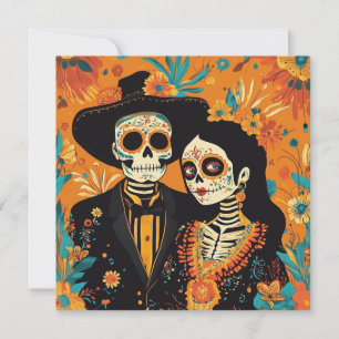 Personal Día de los Muertos Ansammlung Einladung