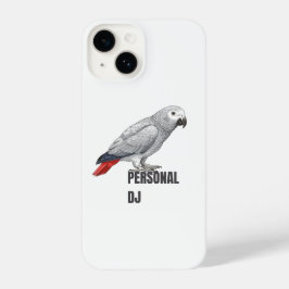Personal DJ African Grey – Talking Parrot Design iPhone 14 Hülle
