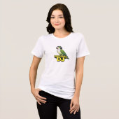Personal DJ Quaker Parrot Tri-Blend Shirt (Vorderseite voll)