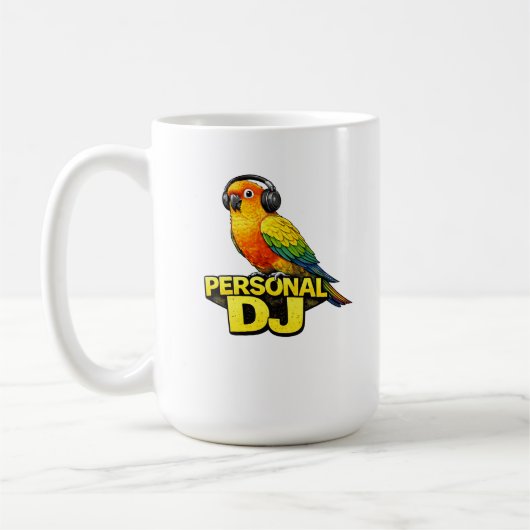 Personal DJ Sun Conure Kaffeetasse (Links)