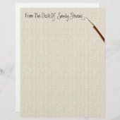 Personal Fine Linen Stationery (Vorne/Hinten)