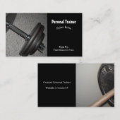 Personal Fitness Trainer Visitenkarte (Vorne/Hinten)