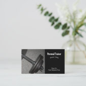 Personal Fitness Trainer Visitenkarte (Stehend Vorderseite)