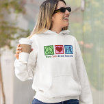 Personal für die Liebe des Friedens Hoodie<br><div class="desc">Peace Liebe Human Resources Hoodie. Ein niedliches Weihnachts-HR-Shirt-Geschenk für Ihren Lieblings-H.R.-Mitarbeiter in der Firma,  die mit Personalmanagement als Karriere arbeitet.</div>