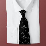 Personal für die Markenbezeichnung "Black 2 Side" Krawatte<br><div class="desc">Maßgeschneiderte Neck Tie mit modernem Musterdesign. Wiederholen Sie Ihr Haupt-Logo in den drei Uploads OR dem Haupt in der ersten und anderen Version in der zweiten und dritten.</div>