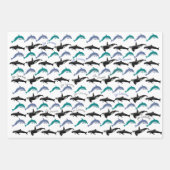PERSONAL GIFT WRAP FÜR SCUBA DIVERS. DREI STYLE GESCHENKPAPIER SET (Vorderseite 3)