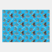 PERSONAL GIFT WRAP FÜR SCUBA DIVERS. DREI STYLE GESCHENKPAPIER SET (Vorderseite 2)