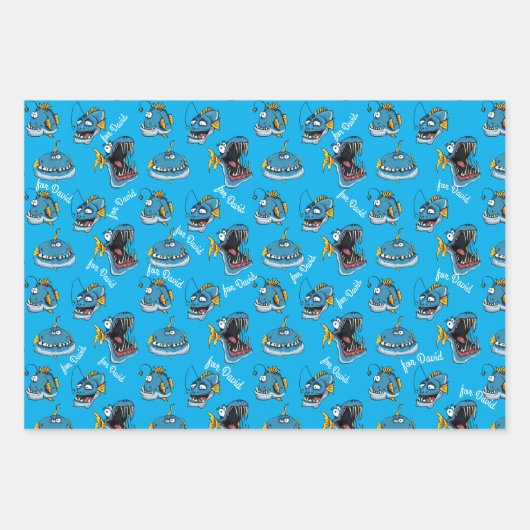 PERSONAL GIFT WRAP FÜR SCUBA DIVERS. DREI STYLE GESCHENKPAPIER SET (Vorderseite 2)