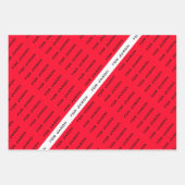 PERSONAL GIFT WRAP FÜR SCUBA DIVERS. DREI STYLE GESCHENKPAPIER SET (Vorderseite)