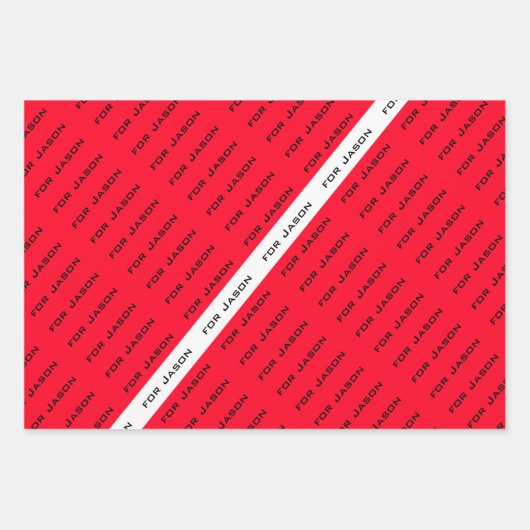 PERSONAL GIFT WRAP FÜR SCUBA DIVERS. DREI STYLE GESCHENKPAPIER SET (Vorderseite)