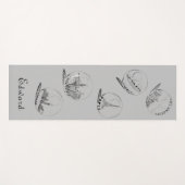 Personal Health Fitness Black Cities 2 Yogamatte (Vorderseite (Horizontal))