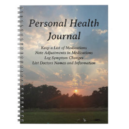Personal Health Journal und Medizin Diary Notizblock