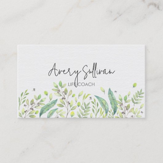 Personal Help Life Coach Visitenkarte (Vorderseite)