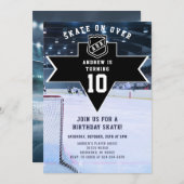 Personal Hockey Thema Geburtstagsparty Einladung (Vorne/Hinten)