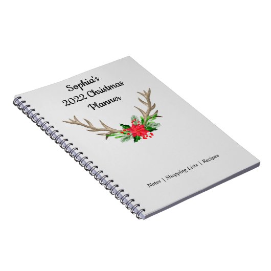 Personal Holiday Planner Notebook 6,5" x 8,75" Notizblock (Rechte Seite)