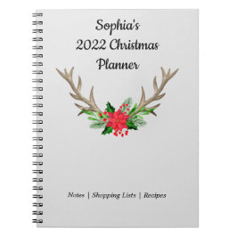 Personal Holiday Planner Notebook 6,5" x 8,75" Notizblock