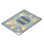 Personal Insights Journal Lightbulle Notebook Notizblock (Linke Seite)