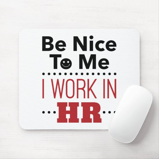 Personal ist nett zu mir, ich arbeite im Personalw Mousepad (Mit Mouse)