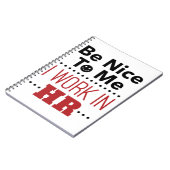 Personal ist nett zu mir, ich arbeite im Personalw Notizblock (Linke Seite)