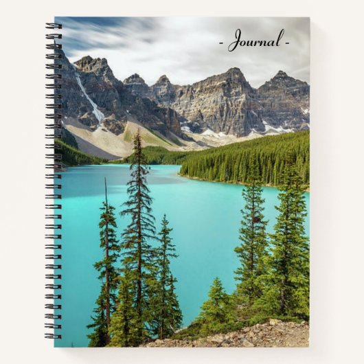 Personal Journal - Mountain Lake Notizblock (Vorderseite)