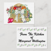 Personal Kitchen Basket Business / Einschließungsk Begleitkarte (Vorne/Hinten)