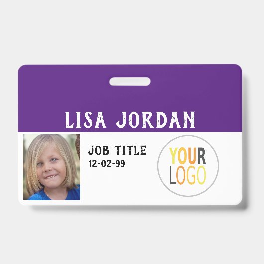 Personal kundenspezifisches Geschäft Ausweis (Front)