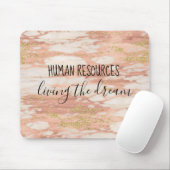 Personal Living the Dream Office Work Spaß Mousepad (Mit Mouse)