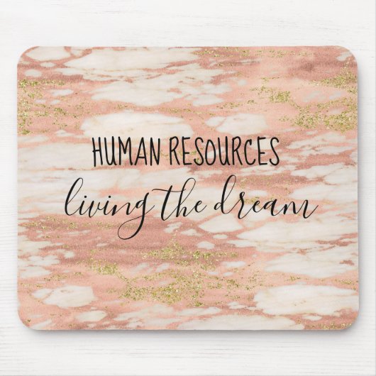 Personal Living the Dream Office Work Spaß Mousepad (Vorne)