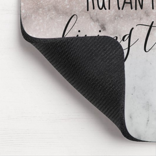 Personal Living the Dream Office Work Spaß Mousepad (Ecke)