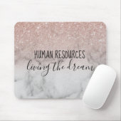 Personal Living the Dream Office Work Spaß Mousepad (Mit Mouse)
