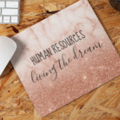 Personal Living the Dream Office Work Spaß Mousepad